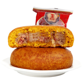 梅花牌 云腿红饼100g 滇式中饼酥皮茶点 云腿红饼100g