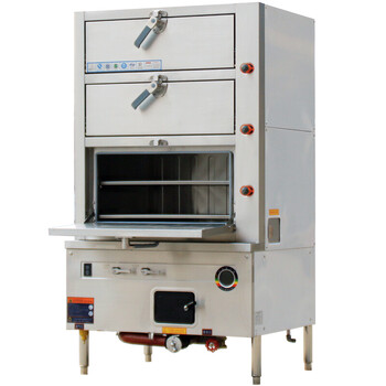 蒸炉蒸箱 电热蒸鱼柜 液化天然气 小四门方盘燃气海鲜蒸柜【图片 价格