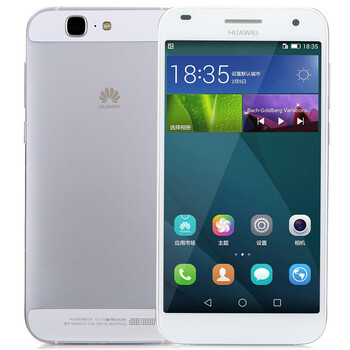 华为（HUAWEI） G7 移动联通双4G手机 月光银 移动/联通4G 标配版