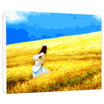 自油自画 数字油画diy 大幅客厅卧室餐厅风景装饰画 麦田的守望者