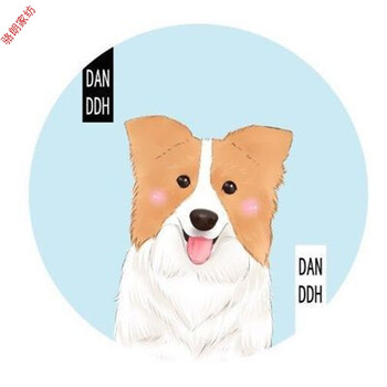 狗垫子泰迪绒面窝猫地垫定制可洗地毯春秋夏季大中小型犬 黄色边牧