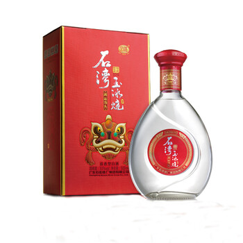 石湾酒厂集团33度石湾玉冰烧鸿运当头500ml白酒礼盒装鸿运当头1盒