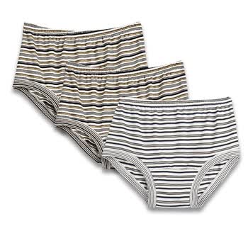 中老年人男士大码爸爸三角内裤男中年宽松裤头 蓝色条纹 xxl