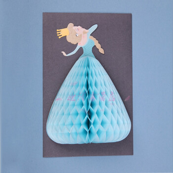 精美贺卡多图案diy卡片带信封祝福纸质生日节日贺卡卡片 舞动的公主