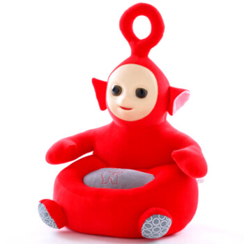 动物儿童长颈鹿大象懒人沙发大号座椅毛绒玩具生日礼物 红天线宝宝