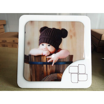 家装软饰 相框/照片墙 其他品牌 12寸相框摆台挂墙儿童宝宝婴儿亚克力
