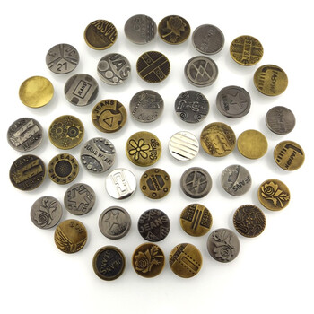 男女牛仔裤纽扣牛仔扣子牛仔裤扣子金属工字扣 17mm-20mm各25颗