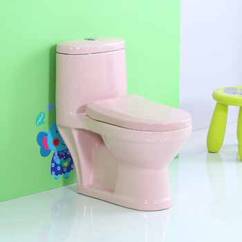 彩色马桶陶瓷小孩小号马桶彩色陶瓷坐大便池幼儿园彩色儿童坐便器 a款