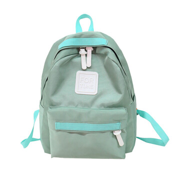 初中生帆布书包女学生韩版原宿可爱小清新双肩包少女简约百搭背包