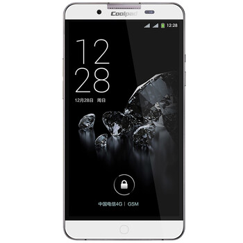 酷派铂顿大观5 V1-C  电信4G   双卡双待手机（32G ROM） 白色