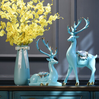 杏色(富贵鹿 大号一对