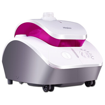 
                                        海尔（Haier）挂烫机 2.4L 双杆6档 双排11孔 蒸汽挂式 家用手持HGS-2417                