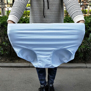 中老年超大码内裤女胖mm200斤300斤加肥加大号纯棉高腰妈妈裤头纯者