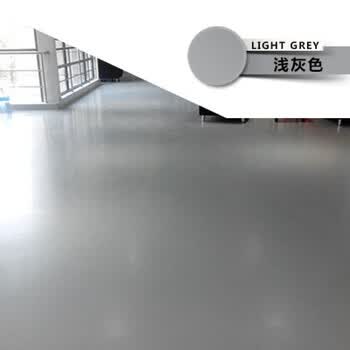 树脂地坪漆自流平水泥地面漆室内家用地板漆耐磨室外环保油漆 浅灰色