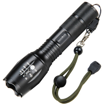 亚马逊应急灯照明LED强光手电筒充电远射防水家用消防手电 A39 2电+1充+1手电