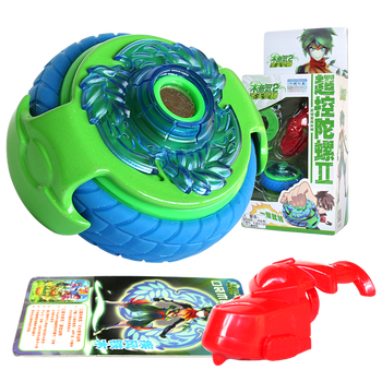 木奇灵圣天灵种陀螺 超控战斗陀螺儿童男孩玩具 二代-疾风铁木