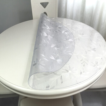 
                                        梦的丝娜圆形桌布PVC软玻璃餐桌布水晶板茶几布塑料桌布透明防水防油隔热桌垫茶几垫可定制 无味透明1.5mm 60圆                