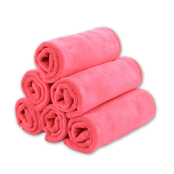 抹布吸水不掉毛加厚擦地板家具擦玻璃擦桌布厨房 30x30加厚10条红色