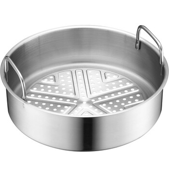 爱仕达 爱仕达304不锈钢一层复底蒸锅 wg1524n 汤锅多用锅电磁炉燃气