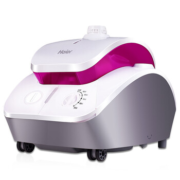 
                                        海尔（Haier）挂烫机 2.4L 双杆6档 双排11孔 蒸汽挂式 家用手持HGS-2417                