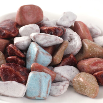 小石头奶糖500g 雨花石怀旧散装糖果 休闲零食糖豆 巧克力味