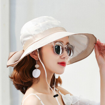 2018新品夏季凉帽女遮阳帽防晒女夏季出游百搭时尚太阳冒韩版夏凉帽女