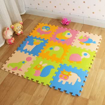 小孩爬行垫宝宝积木海绵软垫子地垫拼图家用地毯卧室拼接泡沫地板