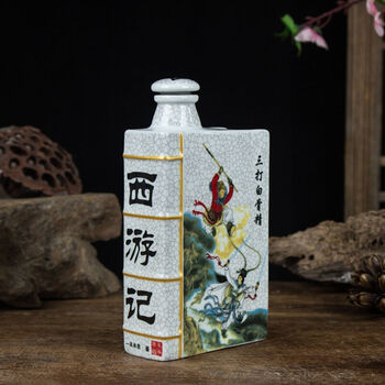 艺术1斤四大名著陶瓷酒瓶 酒壶 酒具 酒坛 西游记 1斤装