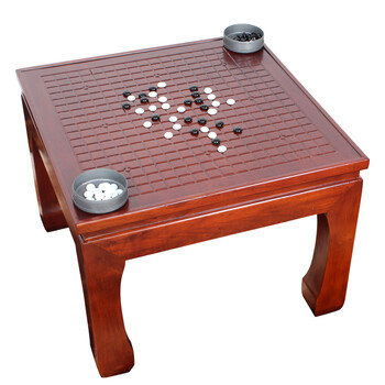 悦垚实木仿古围棋桌阳台 客厅象棋桌 明清古典家具 休闲椅户外家具