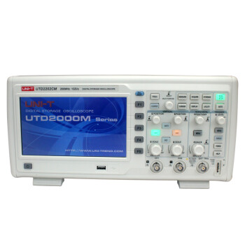 优利德（UNI-T）UTD2202CM 示波器双通道台式数字存储示波器1G采样率 200MHz