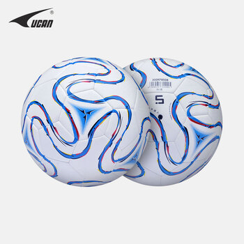 2018新款锐克足球 4号5号机缝儿童成人比赛训练用球kf8508/kf8509 白