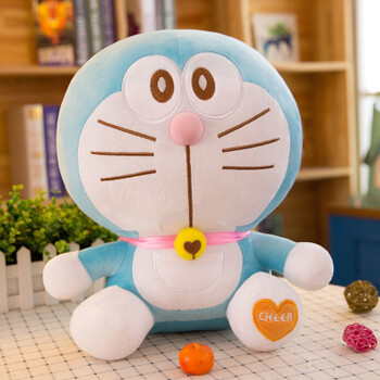 哆啦a梦公仔毛绒玩具机器猫抱枕叮当猫蓝胖子娃娃儿童生日礼物女 甜心