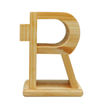巧媳妇创意R形木刀座  刀架  厨房刀具收纳架 置物架 插放菜刀