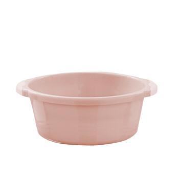 加厚双耳塑料脸盆 家用洗脸盆学生宿舍洗脚盆洗衣服盆卫生间脸盆 粉色