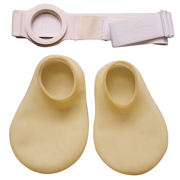 寿君堂造口袋假肛接便器造瘘袋一直一弯腰带式人工乳胶肛门袋接便袋