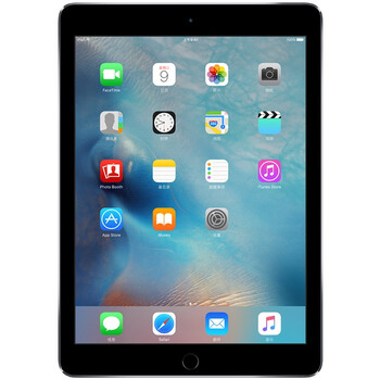 Apple iPad Air 2 平板电脑 9.7英寸（16G WLAN版/A8X芯片/Retina显示屏/Touch ID技术 MGL12CH）深空灰色