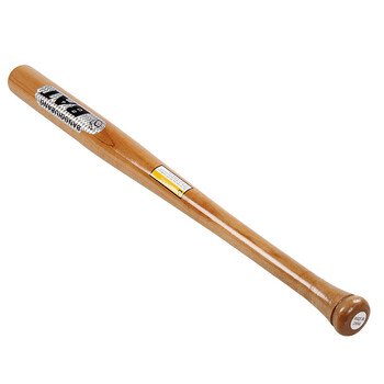 加粗健身槐木木质实心车载棒球垒球棒实木硬木28寸棒球杆 原木色