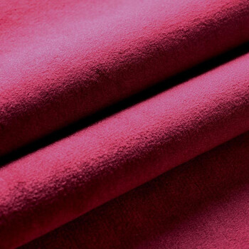 美帮汇热卖窗帘纯色布料现代简约客厅卧室飘窗遮阳窗美式窗帘 酒红色