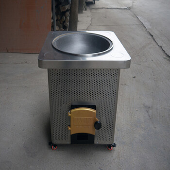 柴火灶农村家用柴火炉无烟土锅灶不锈钢烧柴大锅台多功能取暖炉子 60