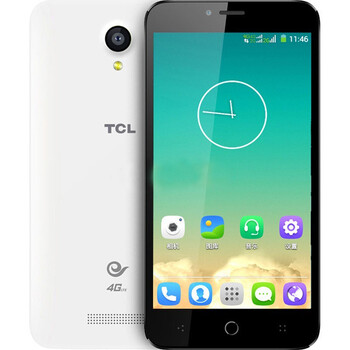 TCL (P308L)  电信4G手机 双卡双待 月光白