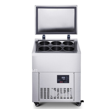 六桶雪花绵绵冰机制冰机商用绵绵冰砖机绵绵冰柱机