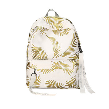 拉面丸子书包渐变色双肩包超火书包男女初高中学生 金色小号