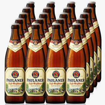 德国进口啤酒 柏龙/普拉那paulaner啤酒 整箱瓶装 500ml*20瓶白啤