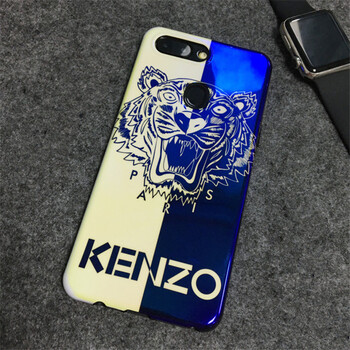 韵艺 个性霸气潮牌老虎头r15手机壳r11蓝光镭射r11s全包硅胶软壳r9s