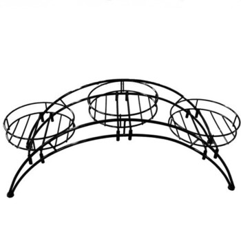 2018新款花架半圓落地式多層花架子陽臺花盆架客廳室內綠蘿拱形置物架