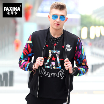 法犀卡超肥特体宽松舒服胖胖星球345678xl炫彩大码男装加肥加大号春