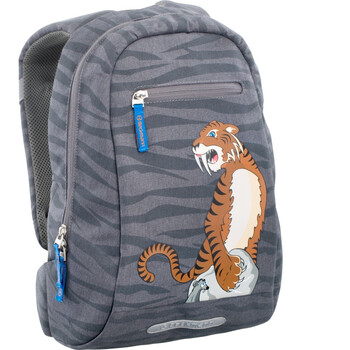 儿童书包挪威12升儿童双肩背包减负书包 小学生幼儿园 12升灰色老虎