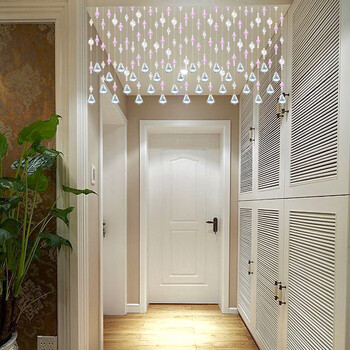 漫倾(mq) 水晶珠帘隔断门帘子过道玄关隔断帘吊挂帘窗帘成品客厅装饰