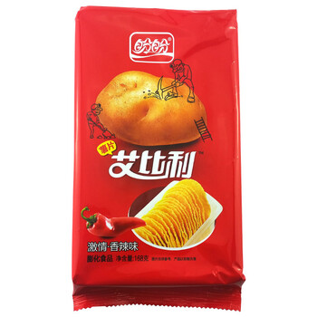 盼盼 艾比利 薯片 激情香辣味 薯片 168g