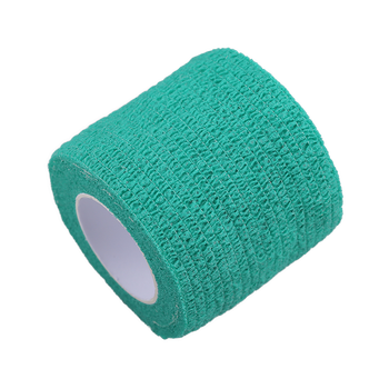 透气无纺布自粘绷带布胶布绷带肌肉贴 绿色20180726006(无纺布) 均码